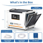 70 Pint Dehumidifier 1000 SQFT Pump AutoDefrost MemoryStart