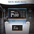 70 Pint Dehumidifier 1000 SQFT AutoDefrost Timer MemoryStart