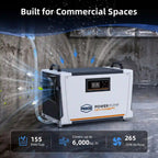 155 Pint Commercial Dehumidifier 6000 SQFT Pump Auto Defrost