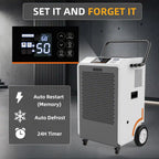 260 Pint Industrial Dehumidifier 8500 Sq Ft Pump