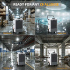 260 Pint Industrial Dehumidifier 8500 Sq Ft Pump